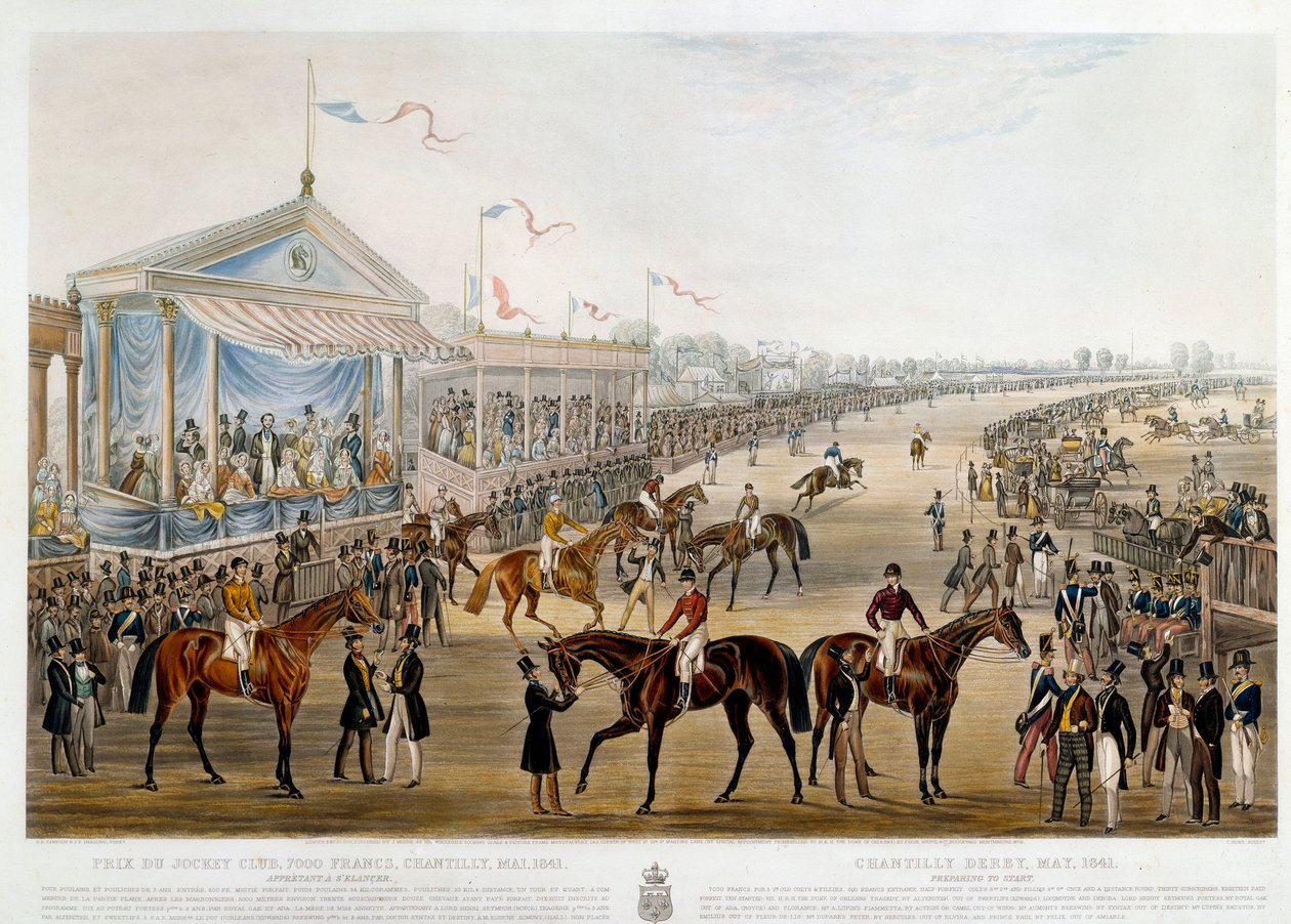 Prix du jockey club à Chantilly en 1841 - John Frederick Herring Senior
