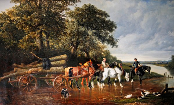 Le chariot de bois - John Frederick Herring Senior