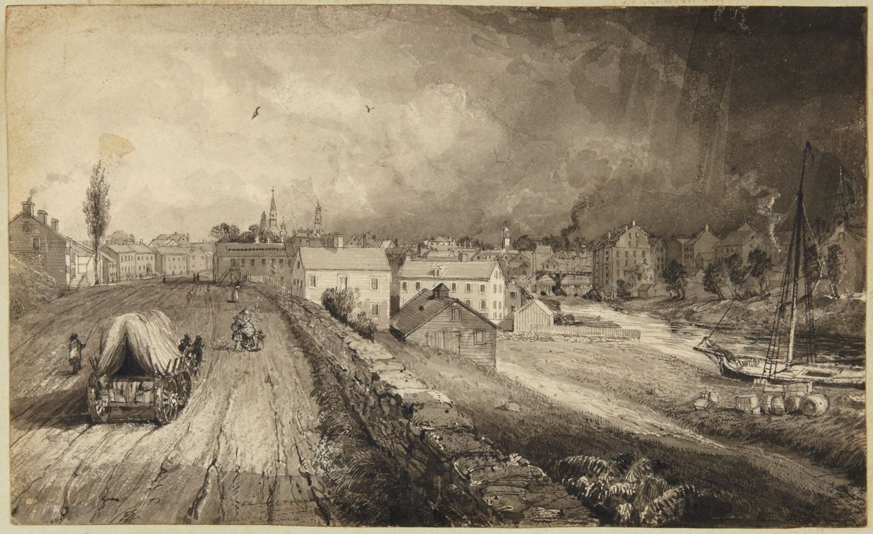 Ville industrielle du Connecticut - John Frederick Kensett