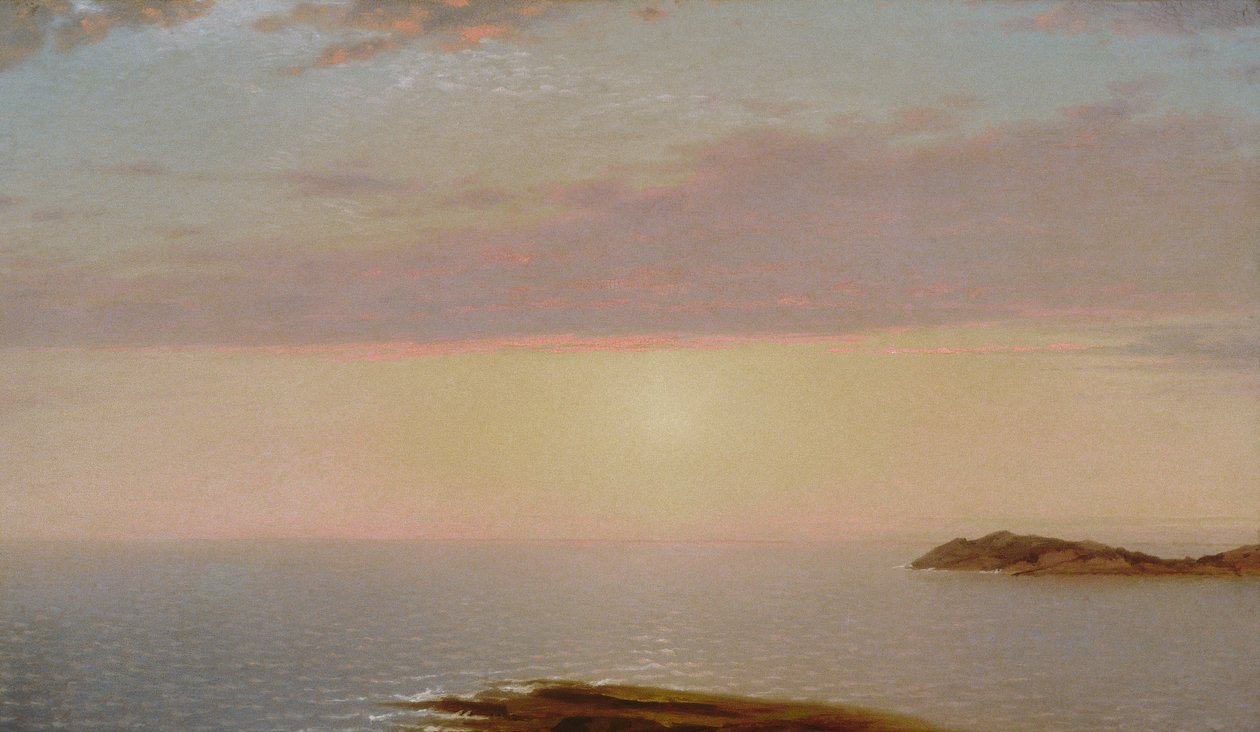 Coucher de soleil, 1872 - John Frederick Kensett