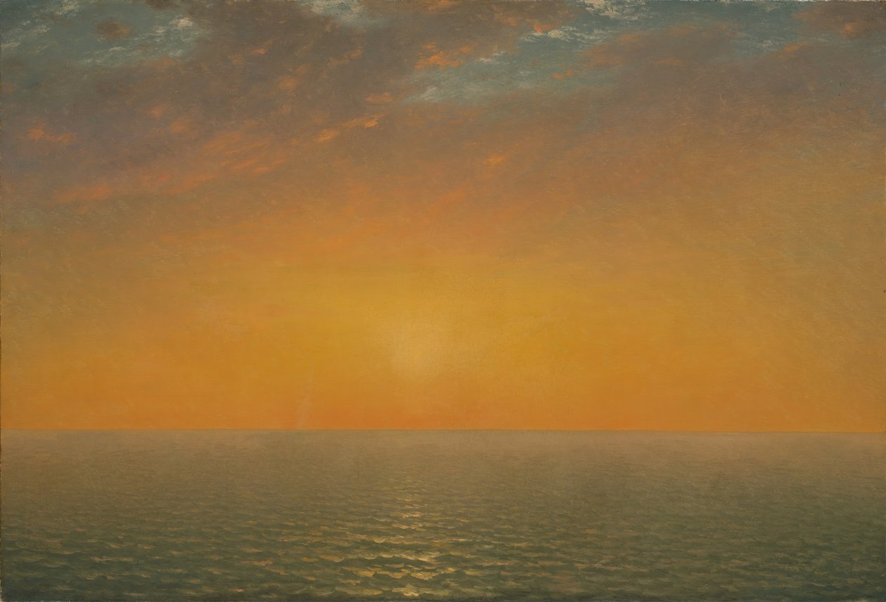 Coucher de soleil sur la mer - John Frederick Kensett