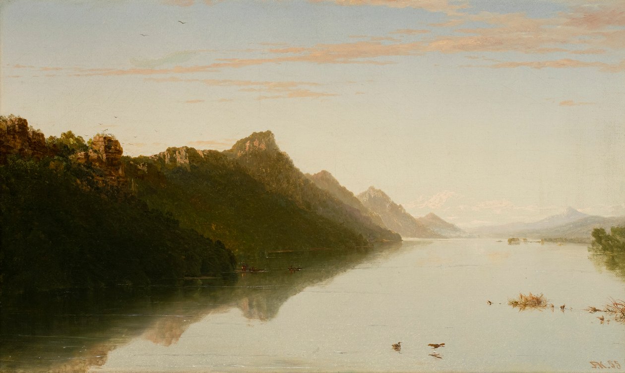 Vue sur le haut Mississippi - John Frederick Kensett