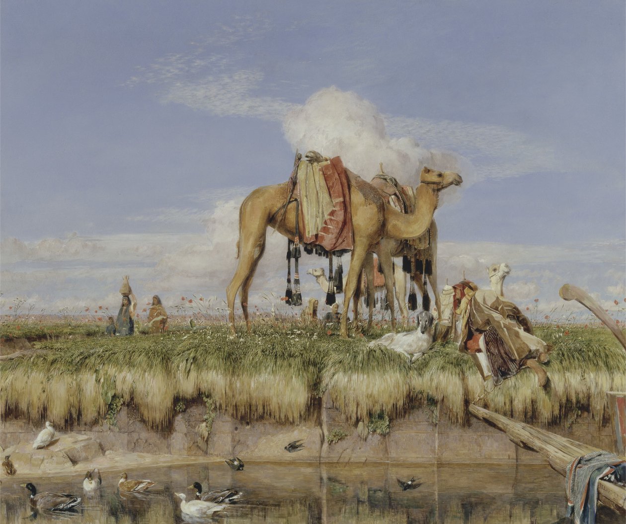 Sur les rives du Nil, Haute-Égypte - John Frederick Lewis