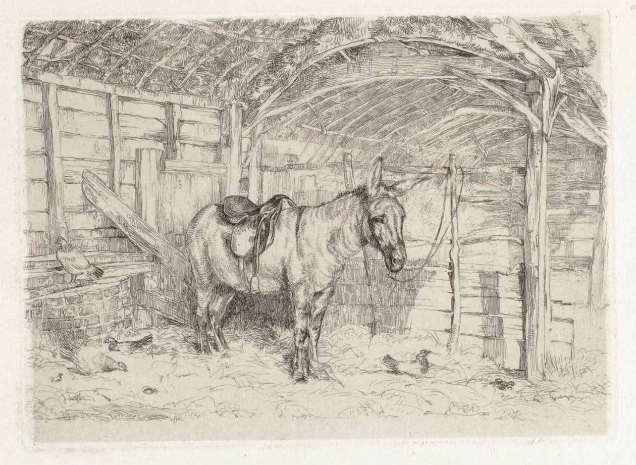 Scène stable - John Frederick Lewis