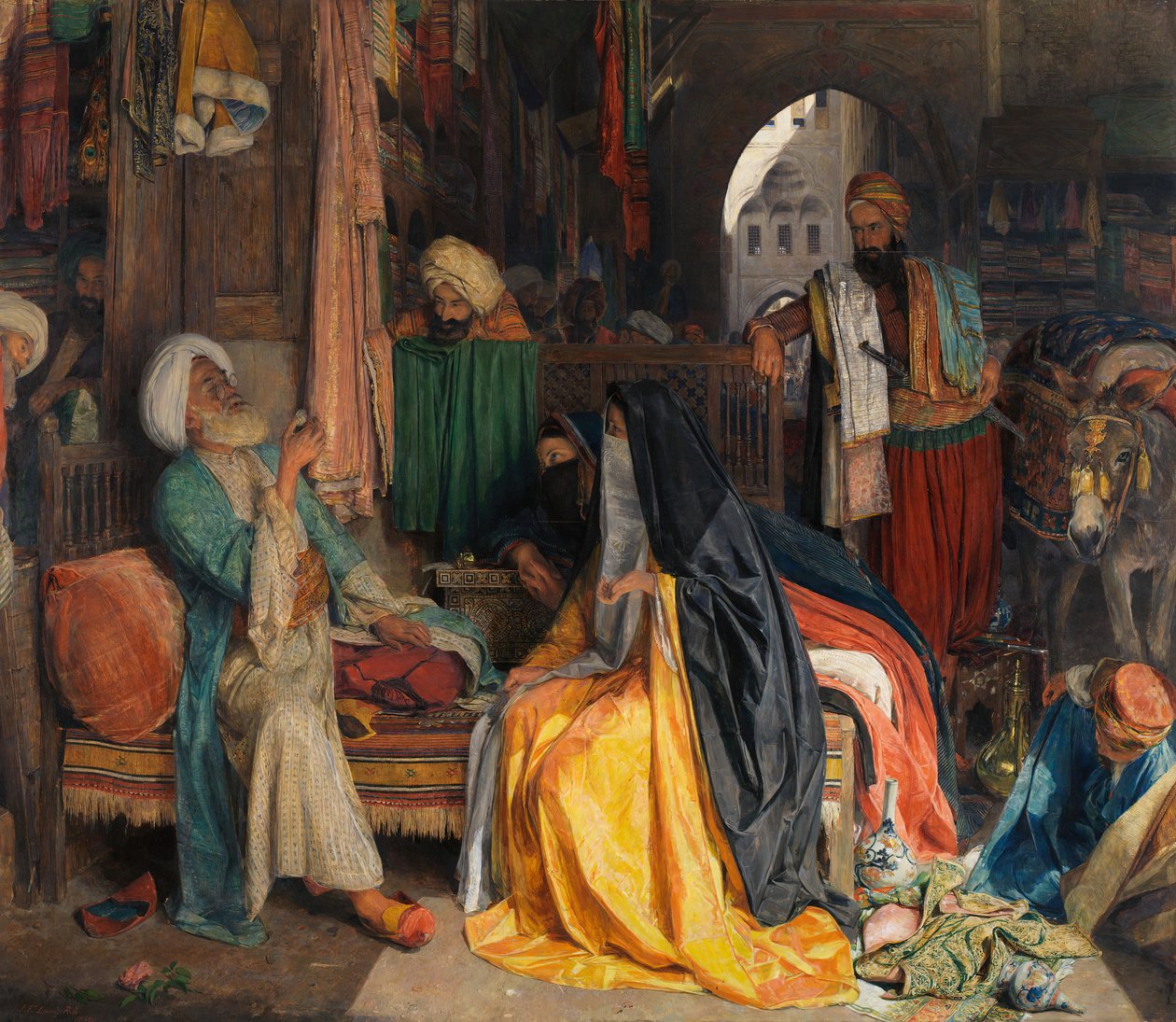 La pièce douteuse, 1869 - John Frederick Lewis