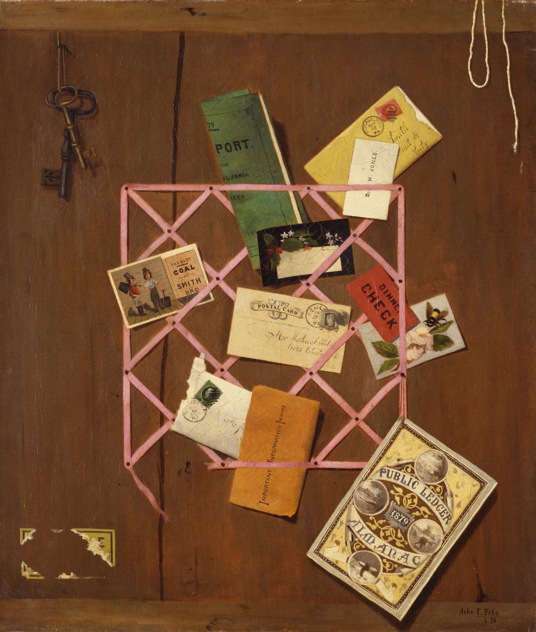 Tableau de Bureau pour Smith Brothers Coal Company, 1879 - John Frederick Peto