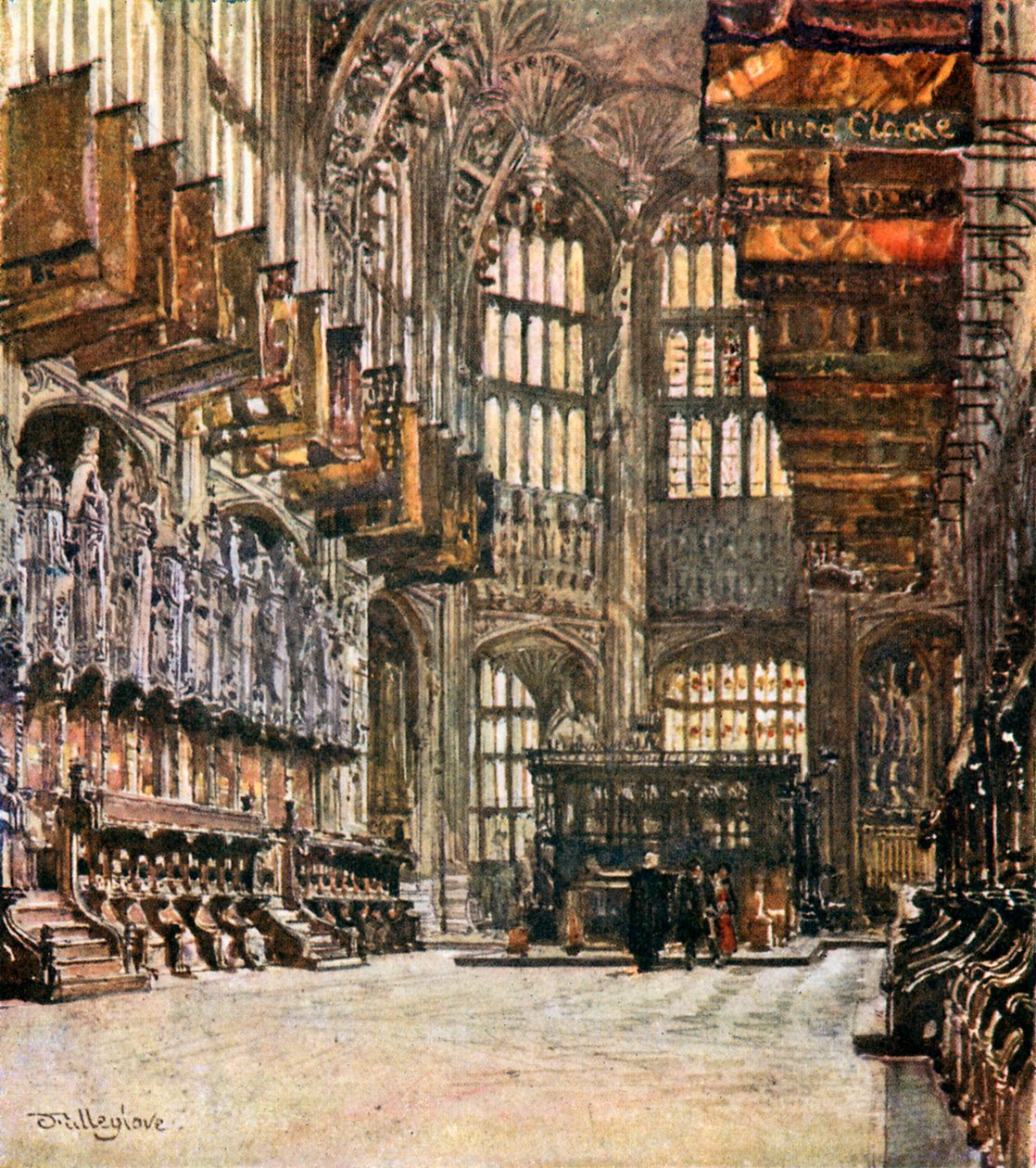 La chapelle Henri VII, vue vers l