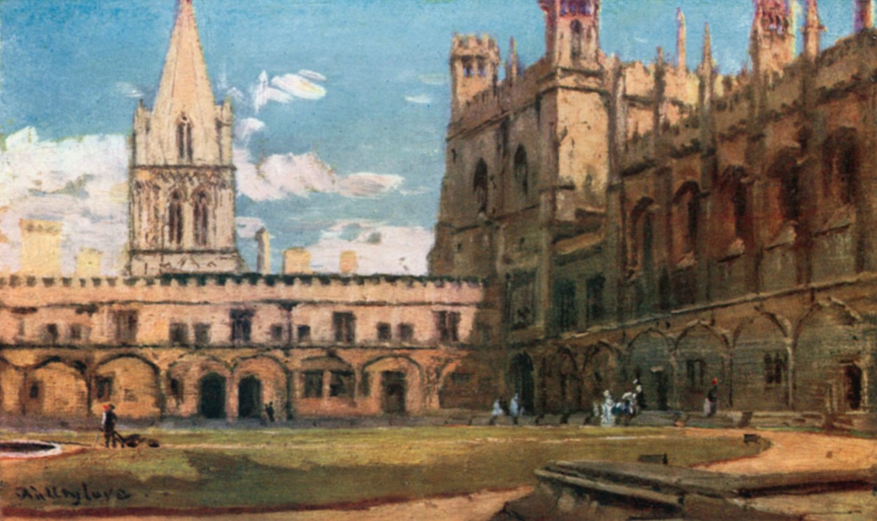 Le quadrilatère Tom, Christ Church, depuis l