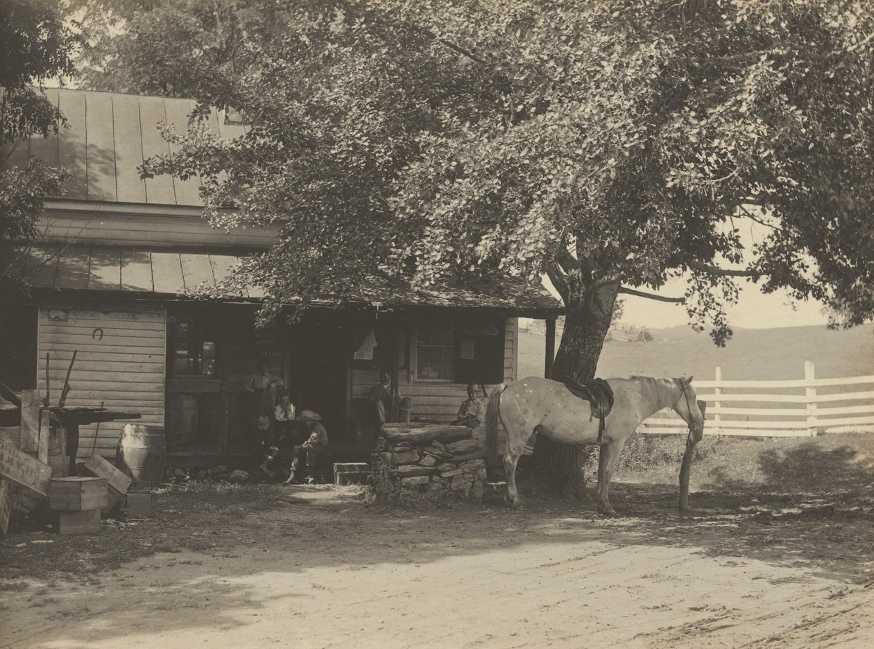 Magasin de campagne et bureau de poste, 1890-1900 (photo) - John G. Bullock