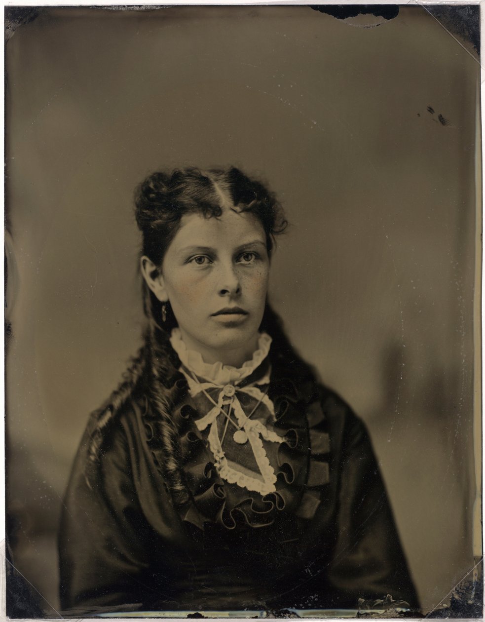 Portrait de femme, vers 1870 (photo) - John G. Ellinwood