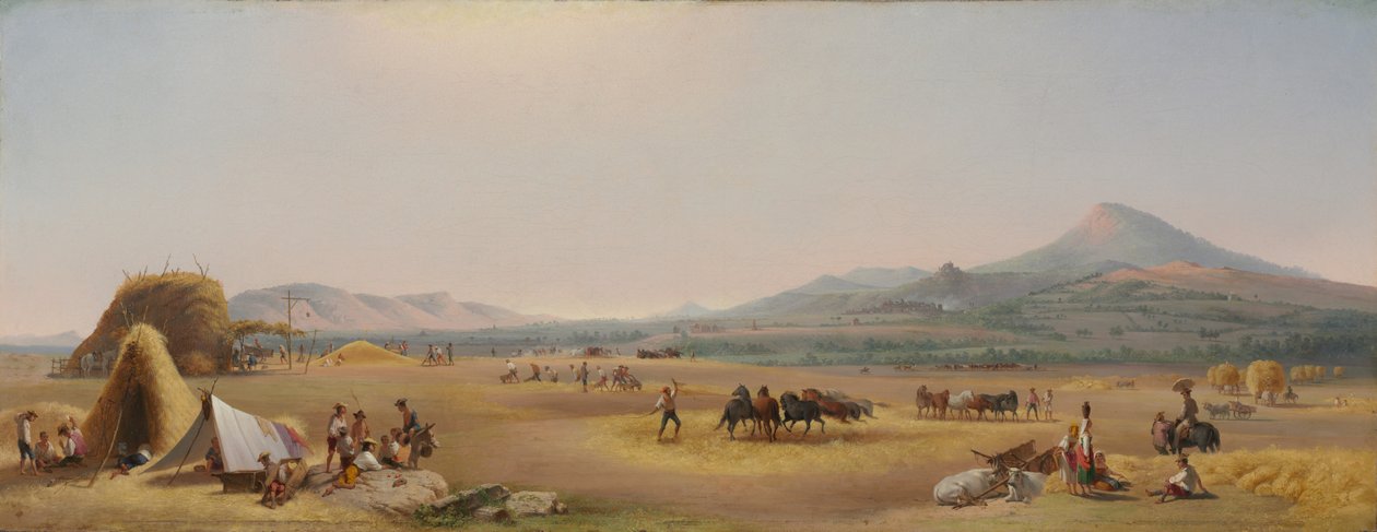 Récolte sur la campagne romaine, 1868 - John Gadsby Chapman