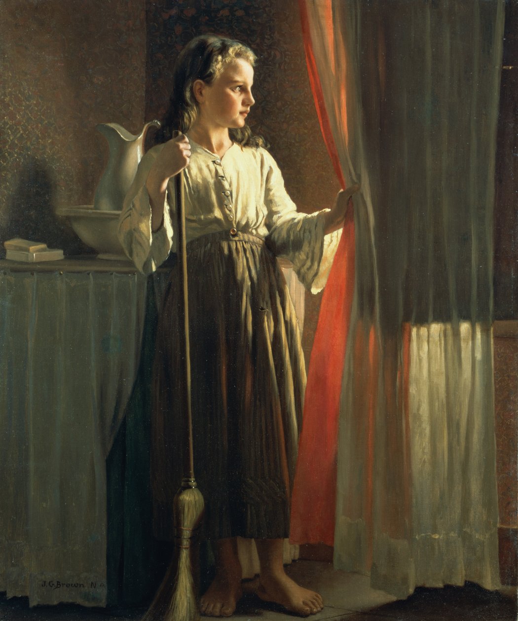 Le Petit Serviteur - John George Brown
