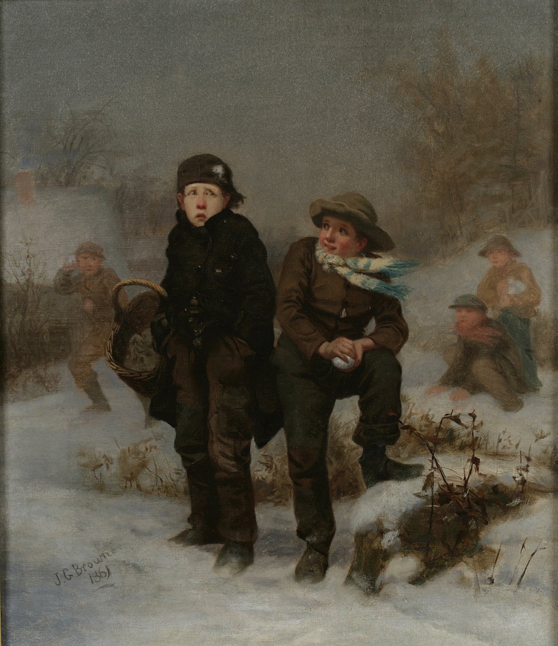 La victime - John George Brown