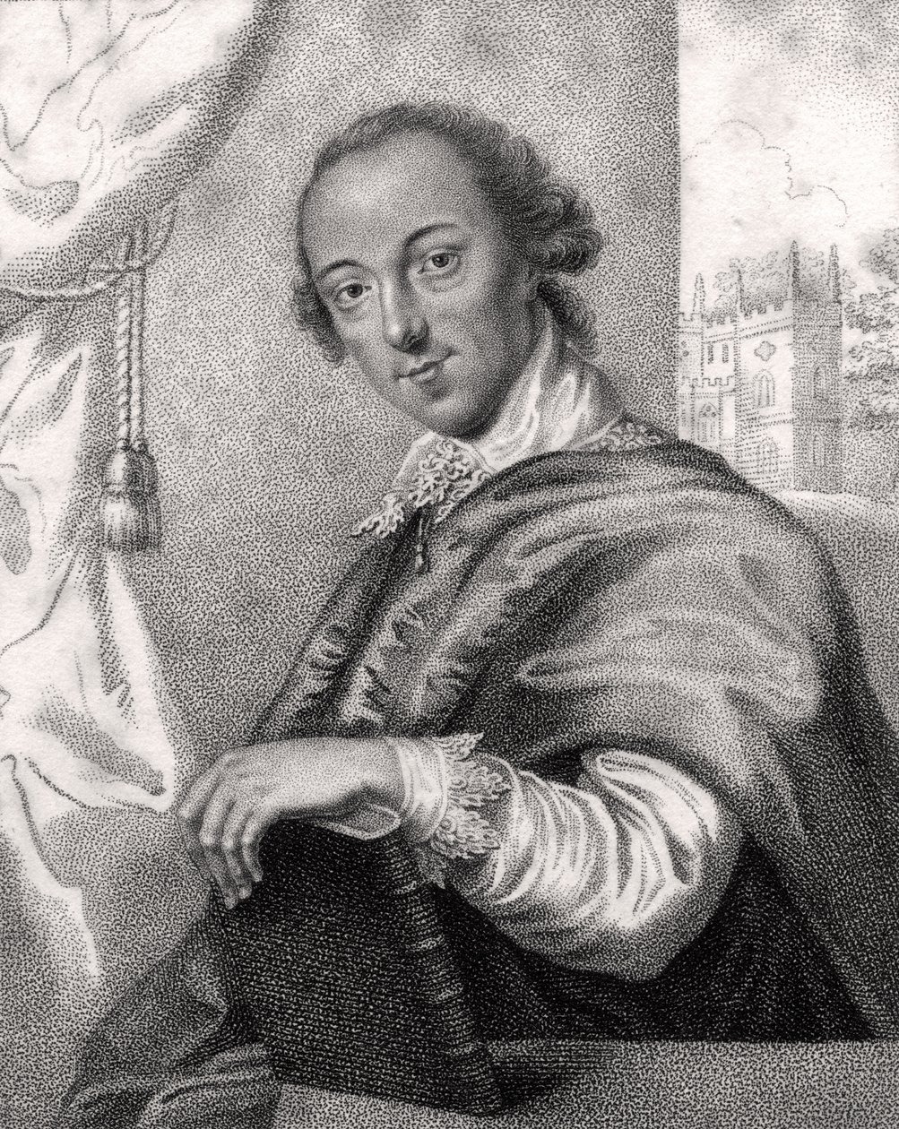 Horace Walpole, gravé par Bocquet, de 