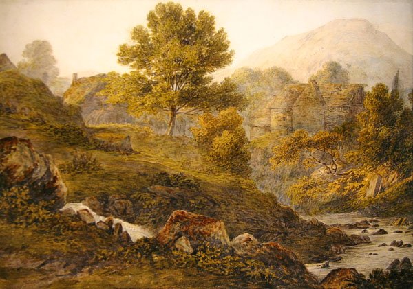 Une ferme de montagne - John Glover