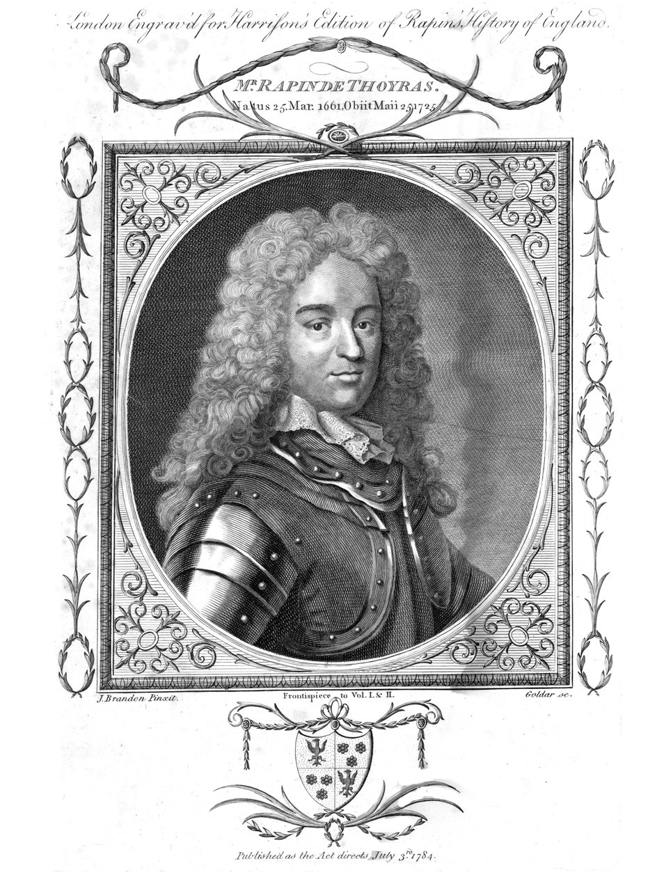 M. Rapin De Thoyras, 1784 - John Goldar