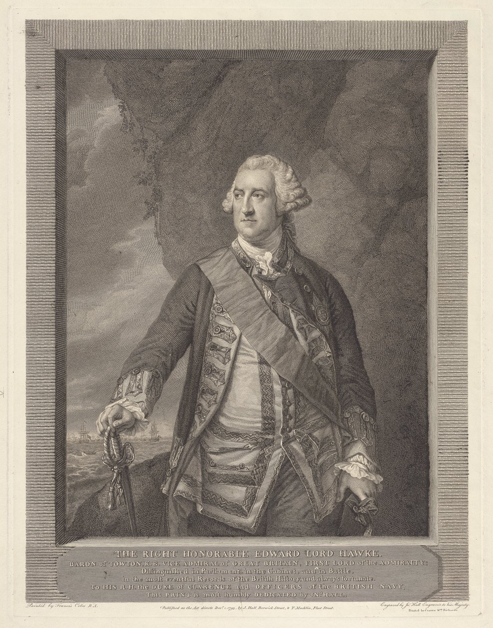 Le très honorable Edward Lord Hawke (1705-1781) - John Hall