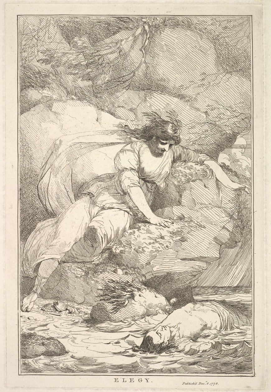 Élégie des Quinze Eaux-fortes Dédiées à Sir Joshua Reynolds, 8 décembre 1778 - John Hamilton Mortimer