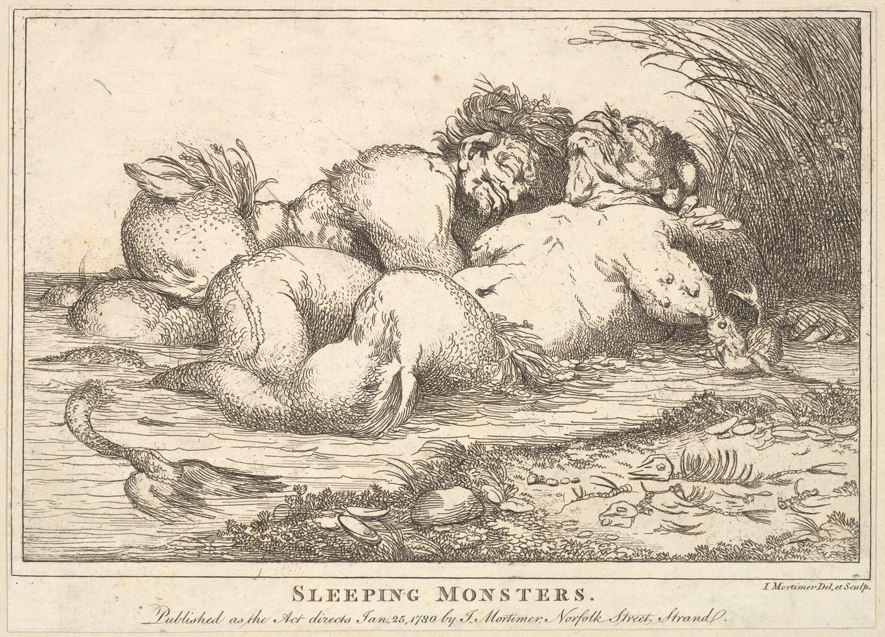 Monstres endormis - John Hamilton Mortimer