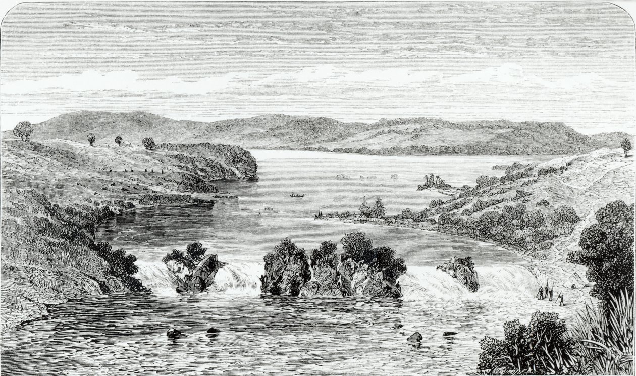 Les chutes de Ripon - le Nil sortant du Victoria N