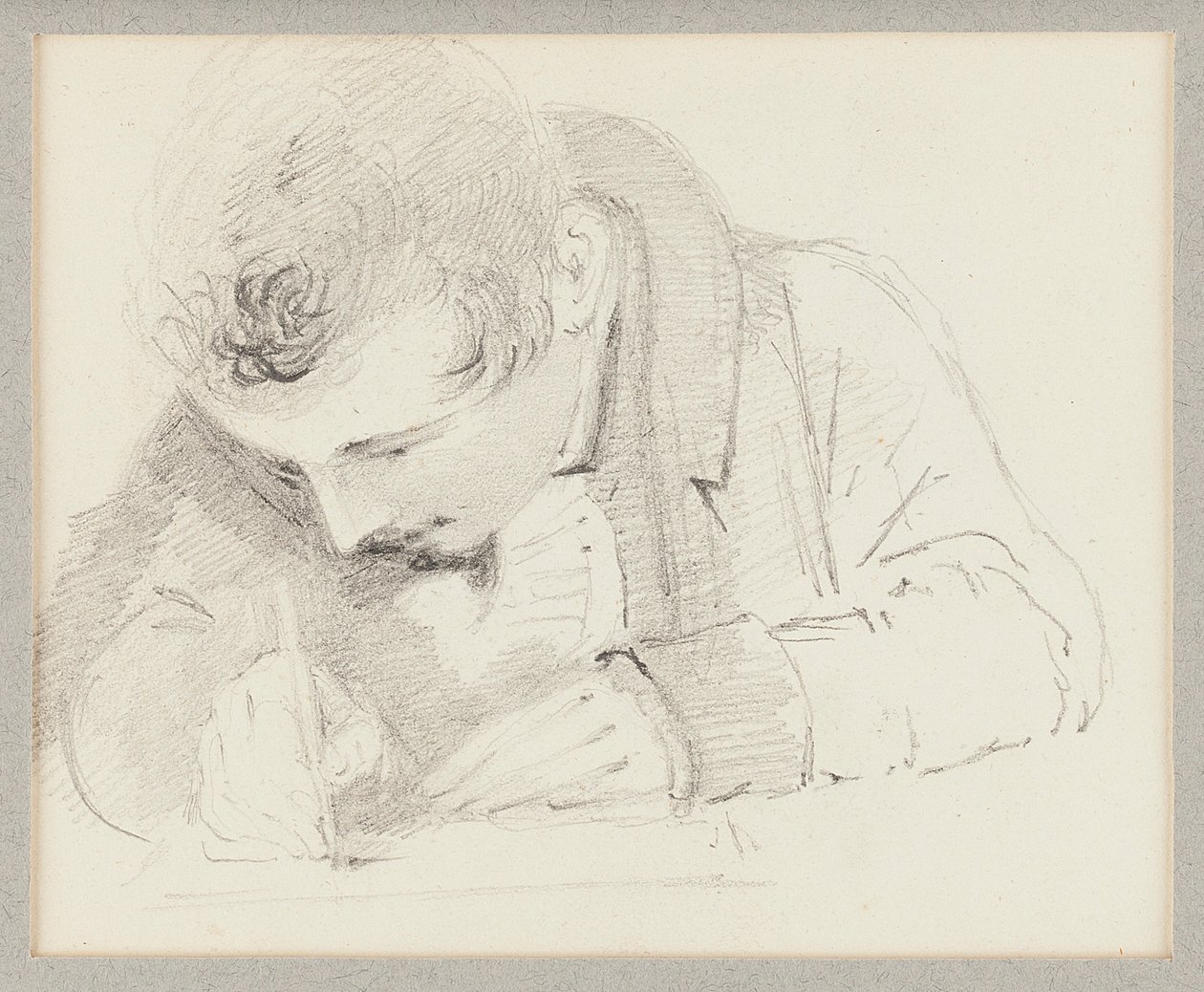 Homme écrivant, 1825 - John Harden
