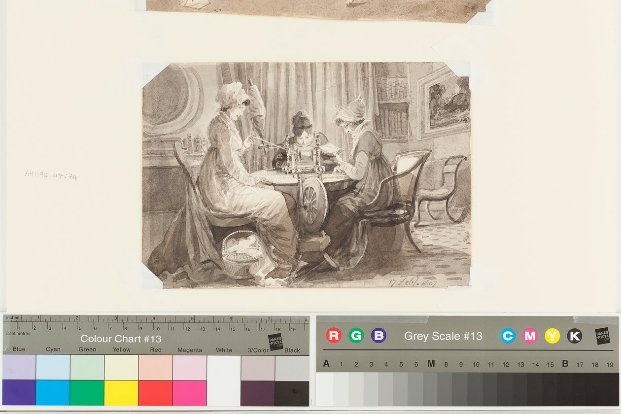 Filage, lecture et écriture, 17 février 1807 - John Harden