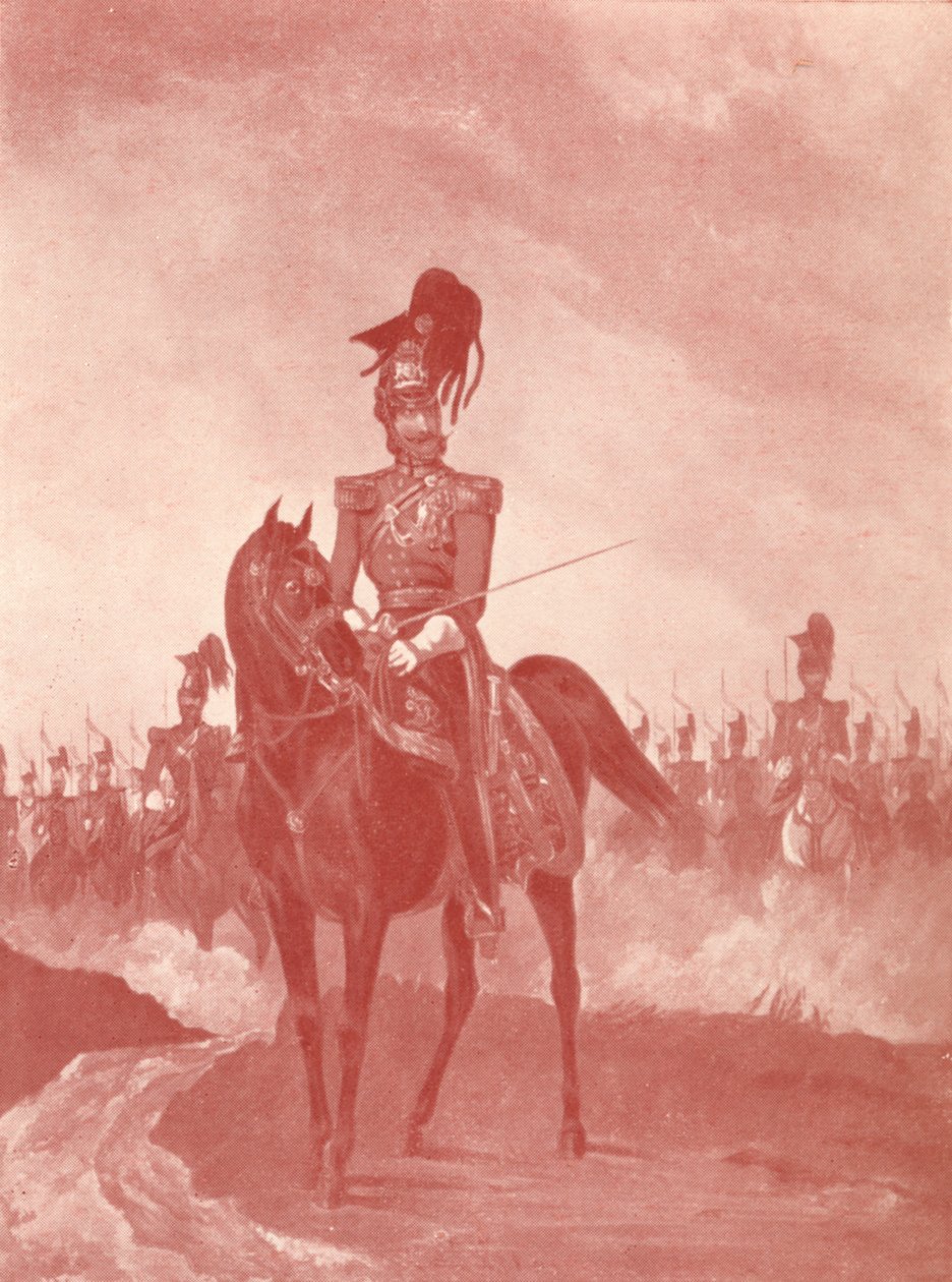 16e L.D. Lanciers de la Reine en tenue de revue - John Harris Junior