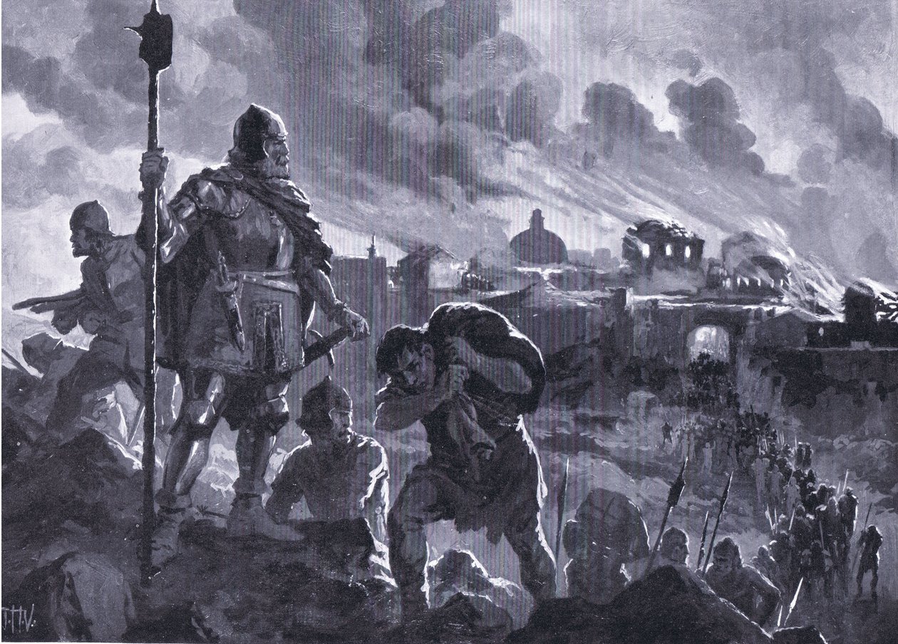 Ivan le Noir met le feu à Zhabliak 1484, de l