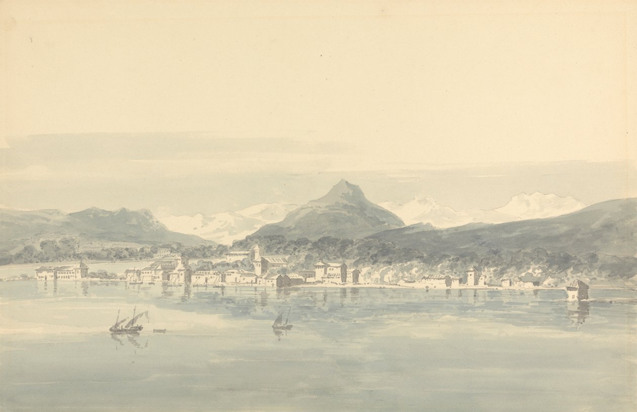 Une Ville sur le Lac de Genève - John Henderson