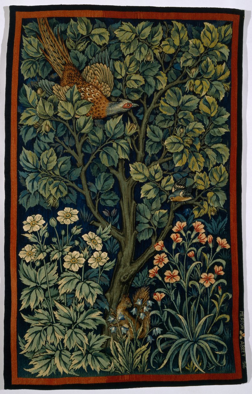 Faisan de Colchide, réalisé par Morris & Co. 1916 - John Henry Dearle