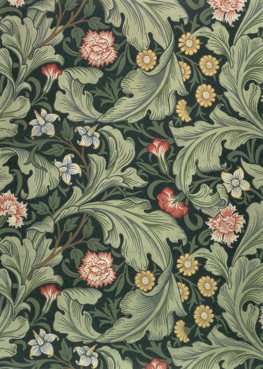 Papier peint Leicester, conçu par John Henry Dearle (1860-1932) pour Morris and Company, 1911 - John Henry Dearle