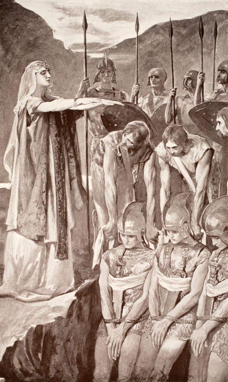 La Lamentation de Deirdre, illustration de 