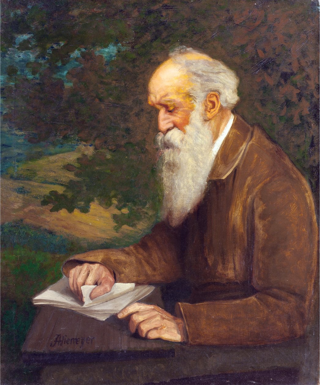 Portrait du poète Henry Wadsworth Longfellow - John Henry Niemeyer