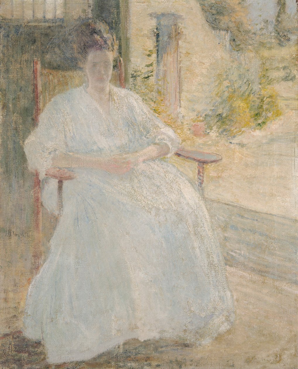 Figure à la lumière du soleil (femme de l