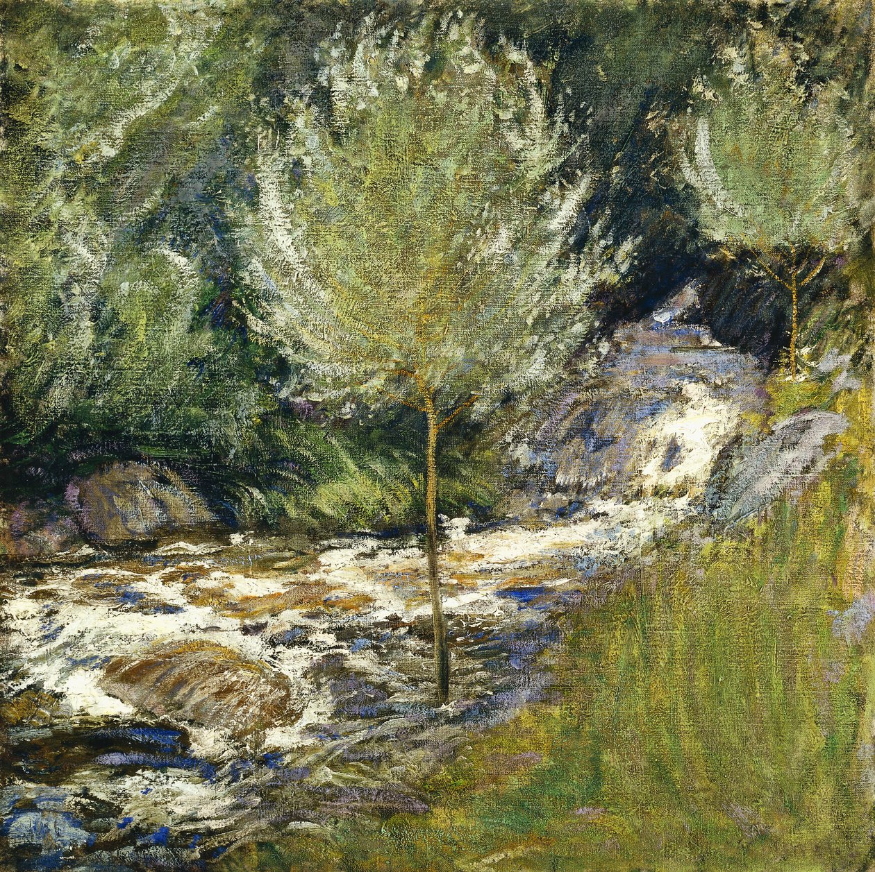 Chutes de Horseneck, Greenwich, Connecticut - John Henry Twachtman