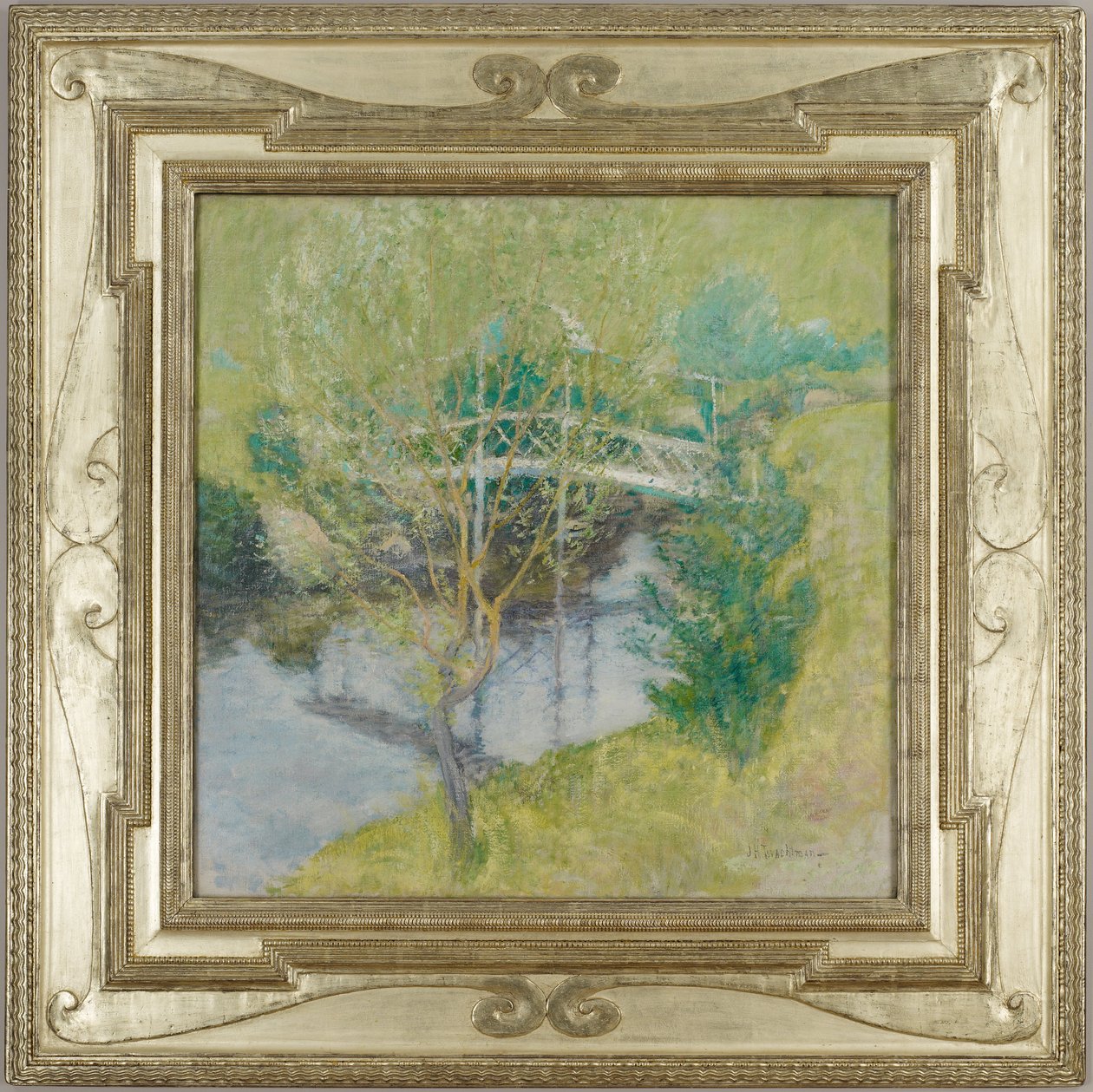 Le Pont blanc - John Henry Twachtman