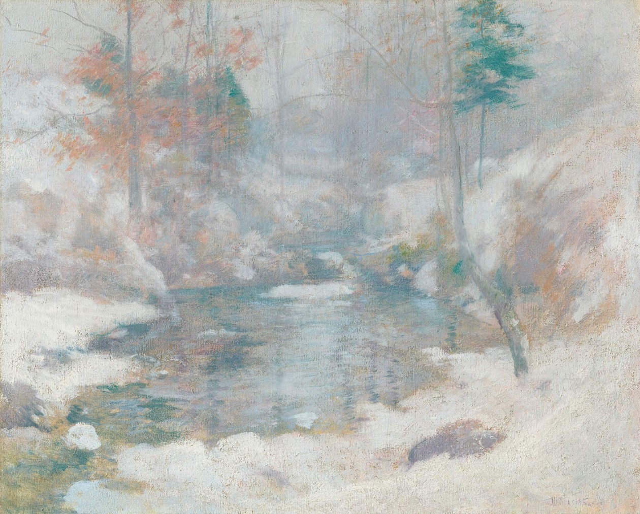 Harmonie hivernale - John Henry Twachtman