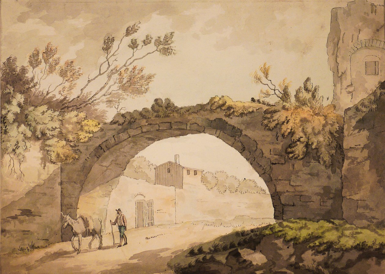 Une arche en Italie, vers 1798 - John Herman Merivale
