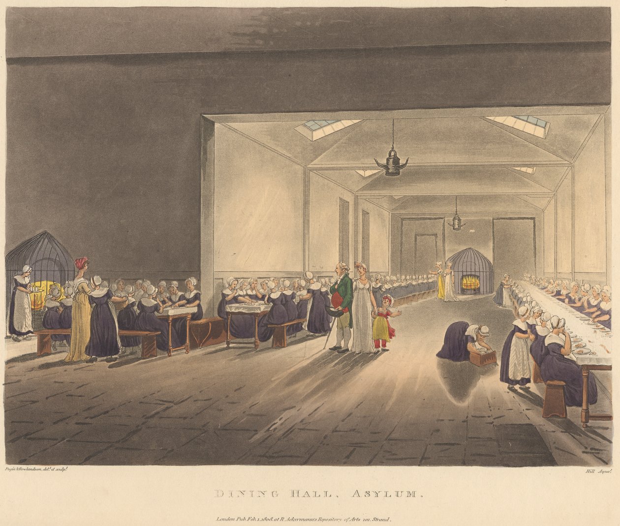 Salle à manger, asile - John Hill