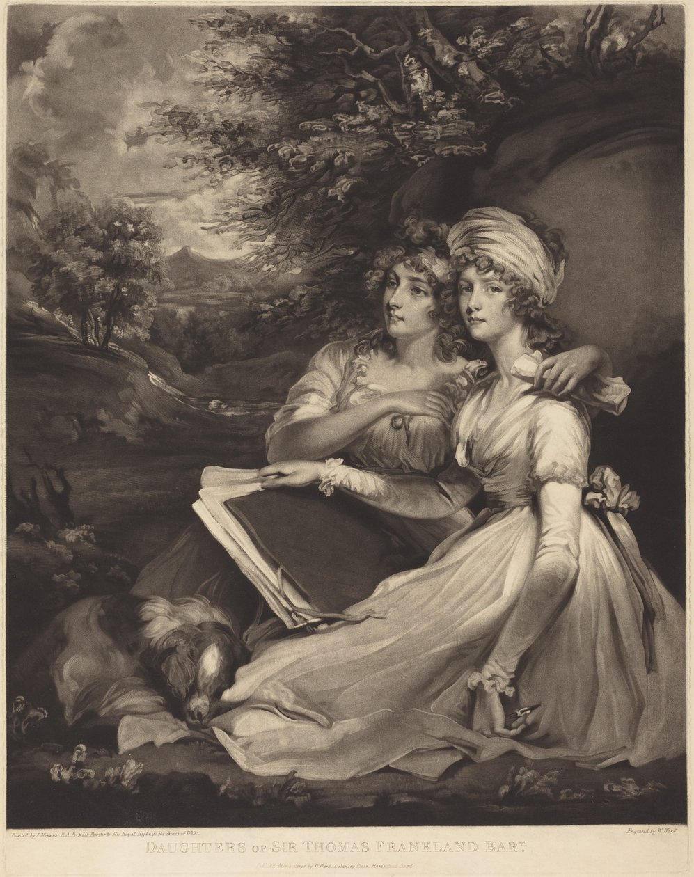 Filles de Sir Thomas Frankland, baronnet (Les sœurs) - John Hoppner