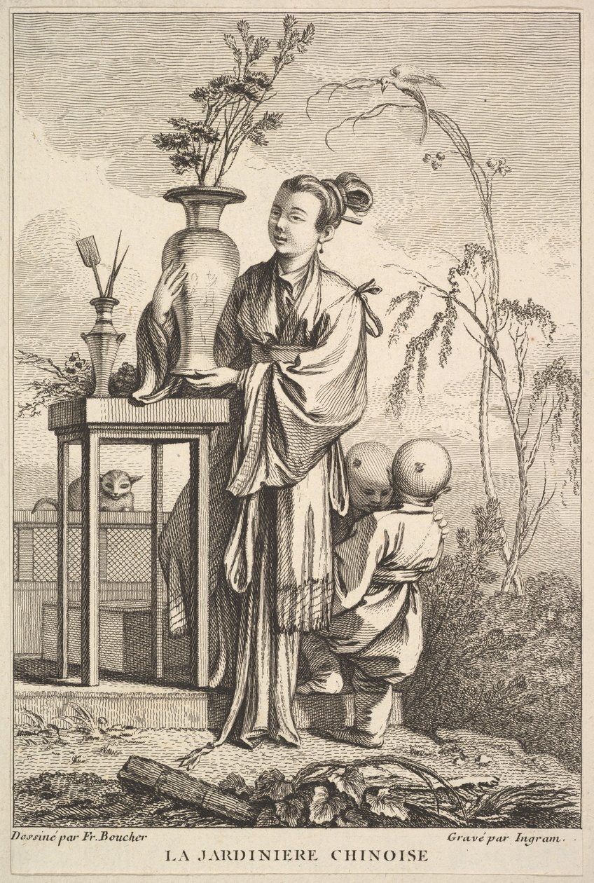 Le jardinier chinois, 1741-63 - John Ingram