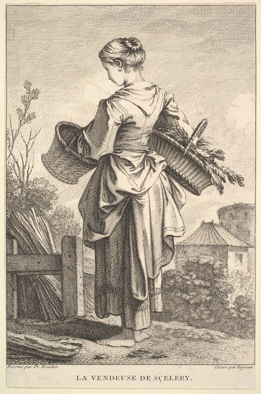 Le Vendeur de Céleri, 1741-63 - John Ingram