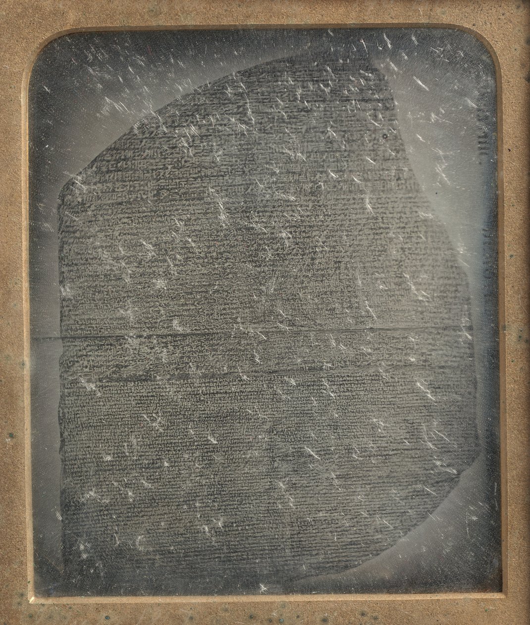 Copie de la pierre de Rosette, 1846-52 - John Jabez Edwin Mayall