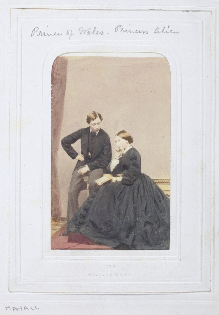 Le prince de Galles et la princesse Alice - John Jabez Edwin Mayall