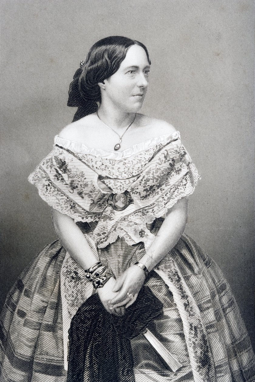 Clara Novello (1818-1908) gravée par D.J. Pound d