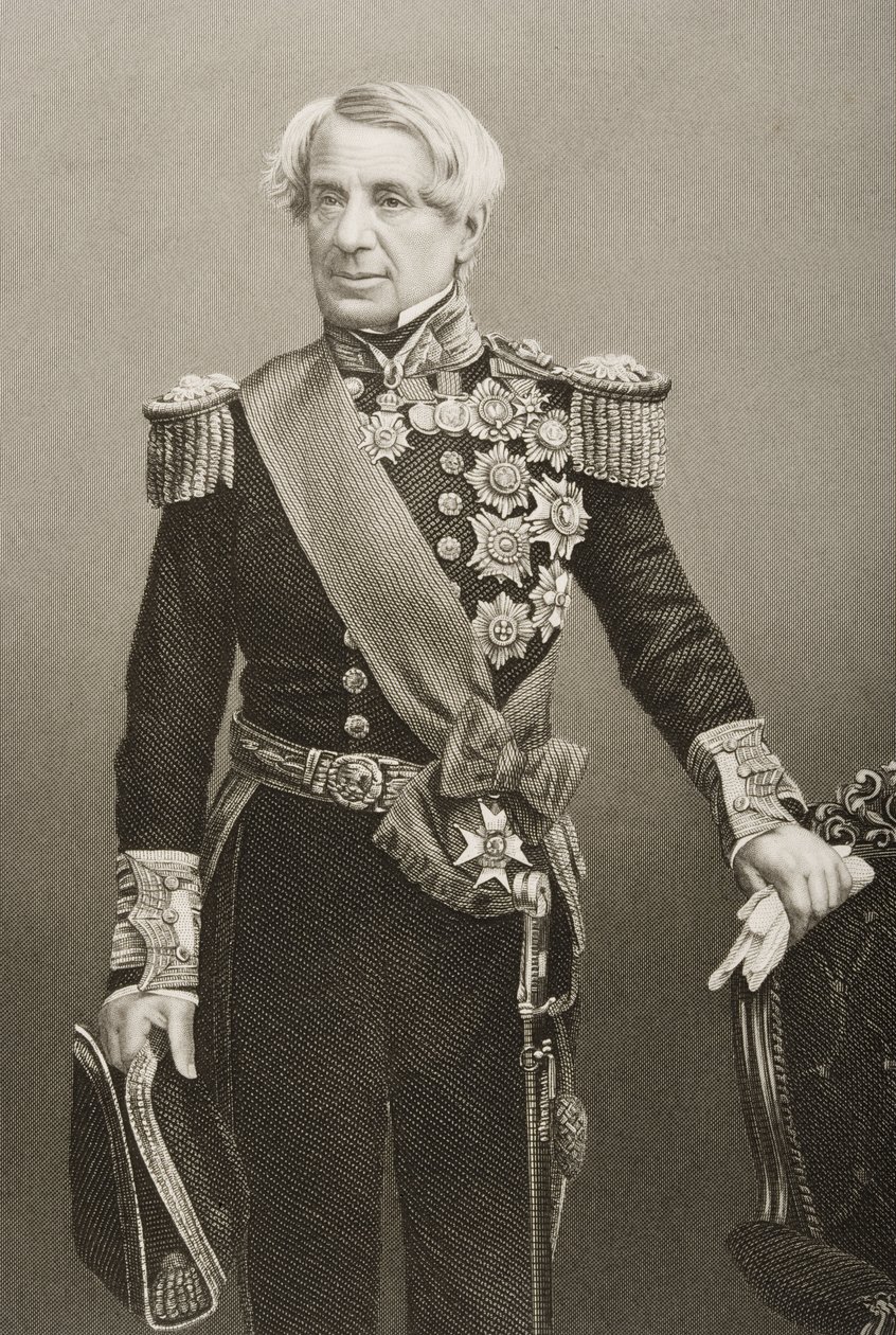 Edmund Lyons (1790-1858) gravé par D.J. Pound d