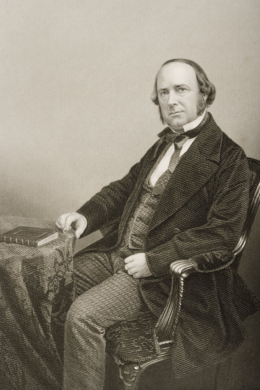 Thomas Wright (1810-77) gravé par D.J. Pound d