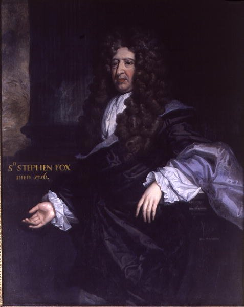 Sir Stephen Fox (1627-1716) Paymaster General - John James Bakker