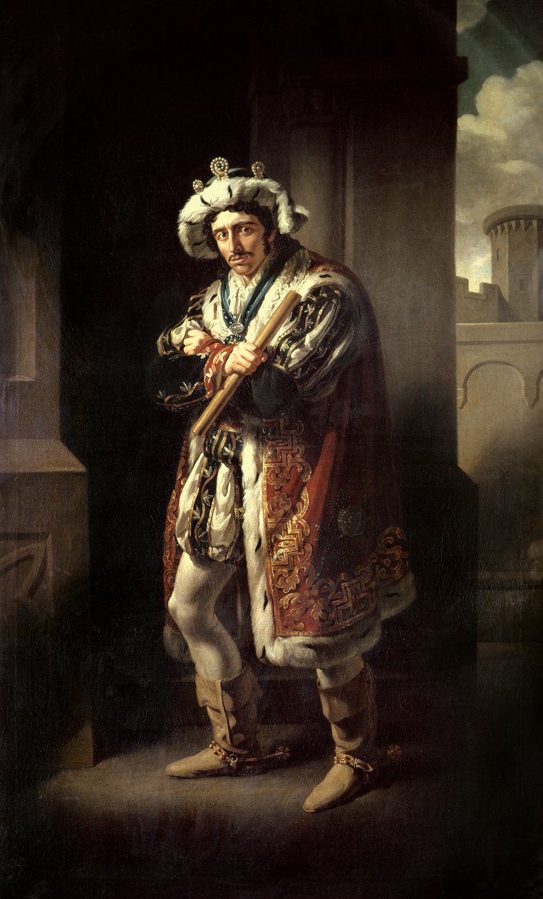 Edmund Kean (1787-1833) en Richard III - John James Halls