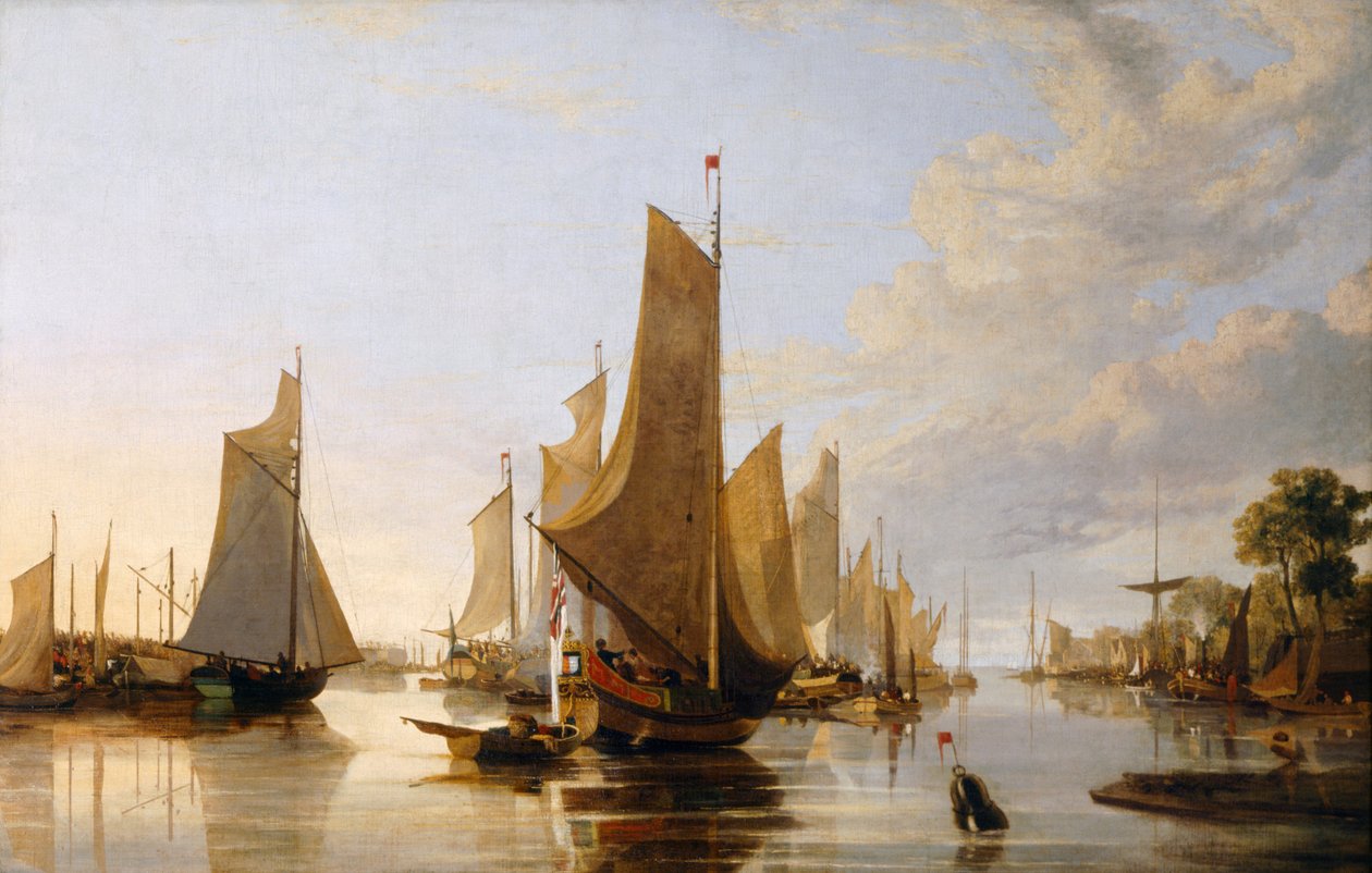 La fête nautique de Yarmouth, vers 1821 - John & John Berney (1794 1842) Crome